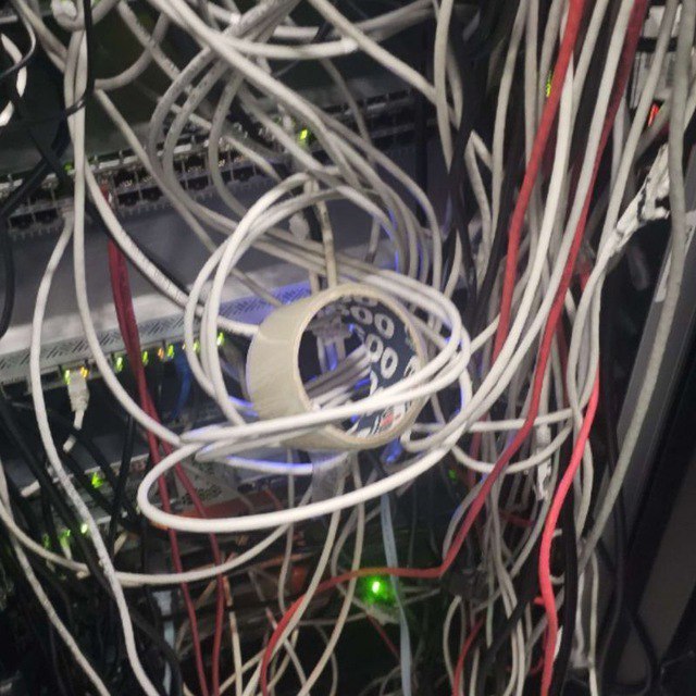 Cabling done on a we-will-sort-it-later basis